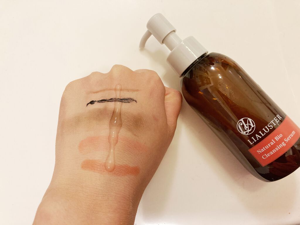 ナチュラルビオ クレンジングセラム/LIALUSTER/クレンジングウォーターを使ったクチコミ(2枚目)