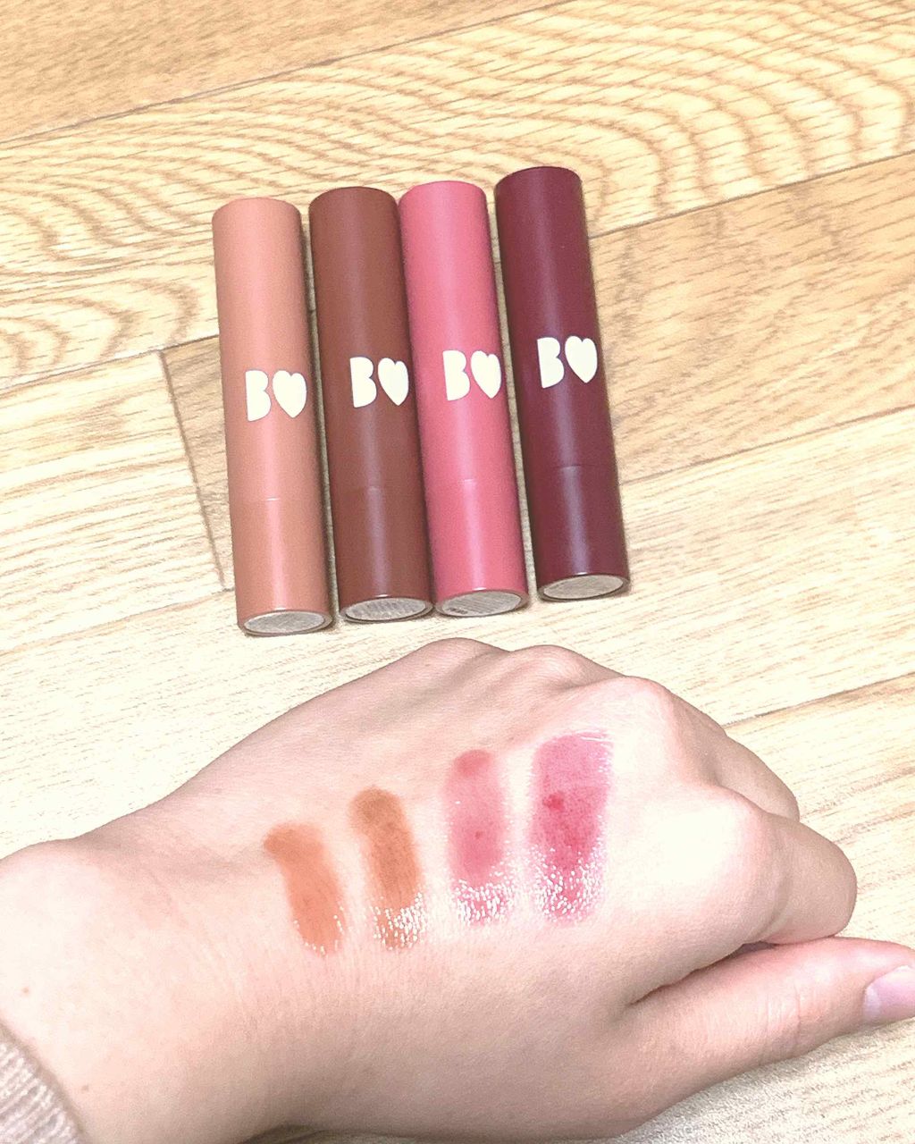 つやぷるリップR/b idol/口紅を使ったクチコミ（2枚目）