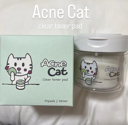 CLEAR TONER PAD/Acne Cat/化粧水を使ったクチコミ(1枚目)