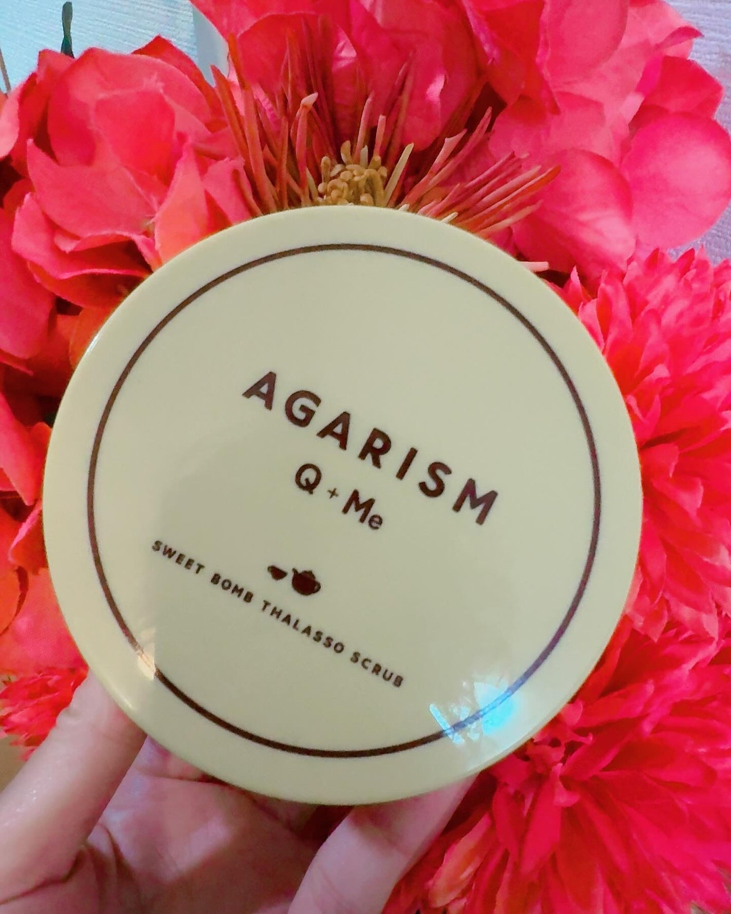 Q+Me スウィートボムタラソスクラブレモンティーの香り/AGARISM/バスト・ヒップケアを使ったクチコミ(1枚目)
