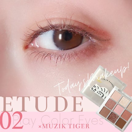 ムジークタイガープレイカラーアイズ/ETUDE/アイシャドウパレットを使ったクチコミ(1枚目)