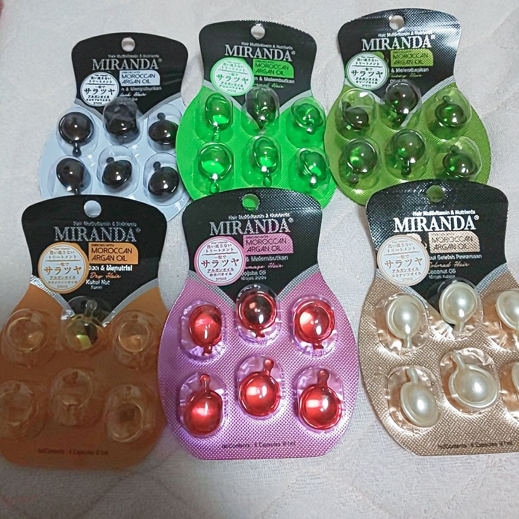 ヘアビタミン カラーケアヘアオイル/MIRANDA/ヘアオイルを使ったクチコミ(1枚目)