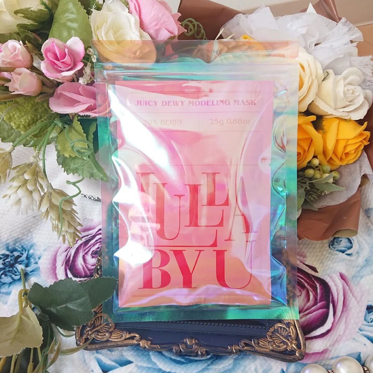 ジューシーデューイモデリングマスク ミックスベリー個包装/LULLA BY U/シートマスク・パックを使ったクチコミ（2枚目）