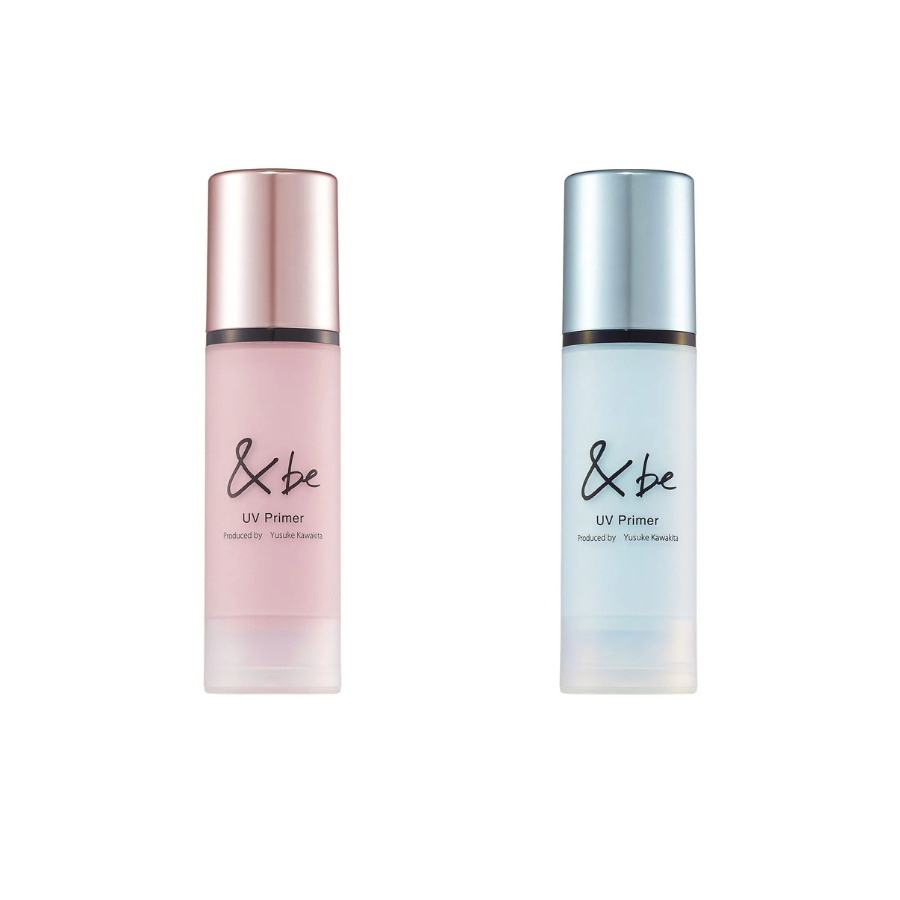人気化粧下地「&be UVプライマー」の限定カラー「ピーチグロウ」と「スカイグロウ」が待望の定番化!の画像