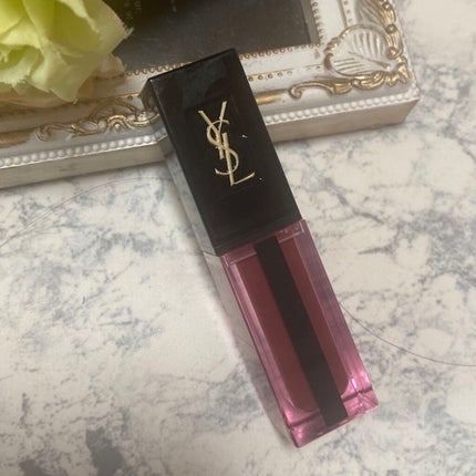 ルージュ ピュールクチュール ヴェルニ ウォーターステイン/YVES SAINT LAURENT BEAUTE/口紅を使ったクチコミ(1枚目)