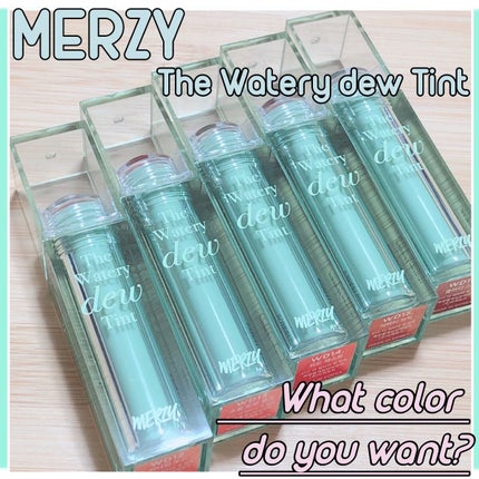 ザ ウォータリーデューティント/MERZY/リップティントを使ったクチコミ(1枚目)
