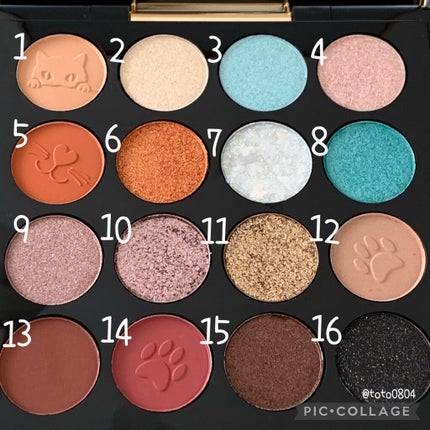 イメージ「マヤ」 アイシャドウパレット/ZEESEA/アイシャドウパレットを使ったクチコミ(3枚目)