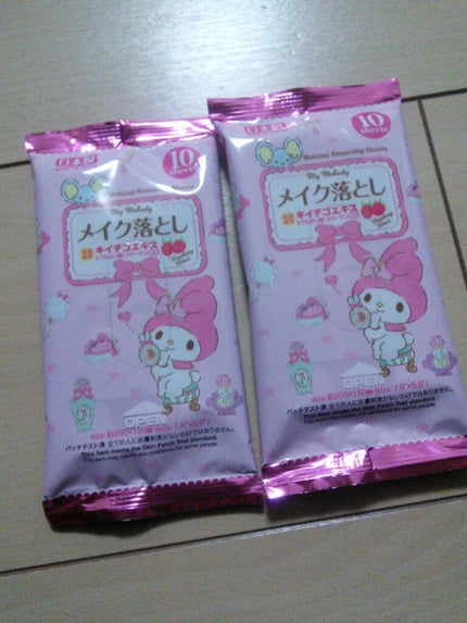 メイク落としのクレンジングティッシュ/DAISO/クレンジングシートを使ったクチコミ(1枚目)