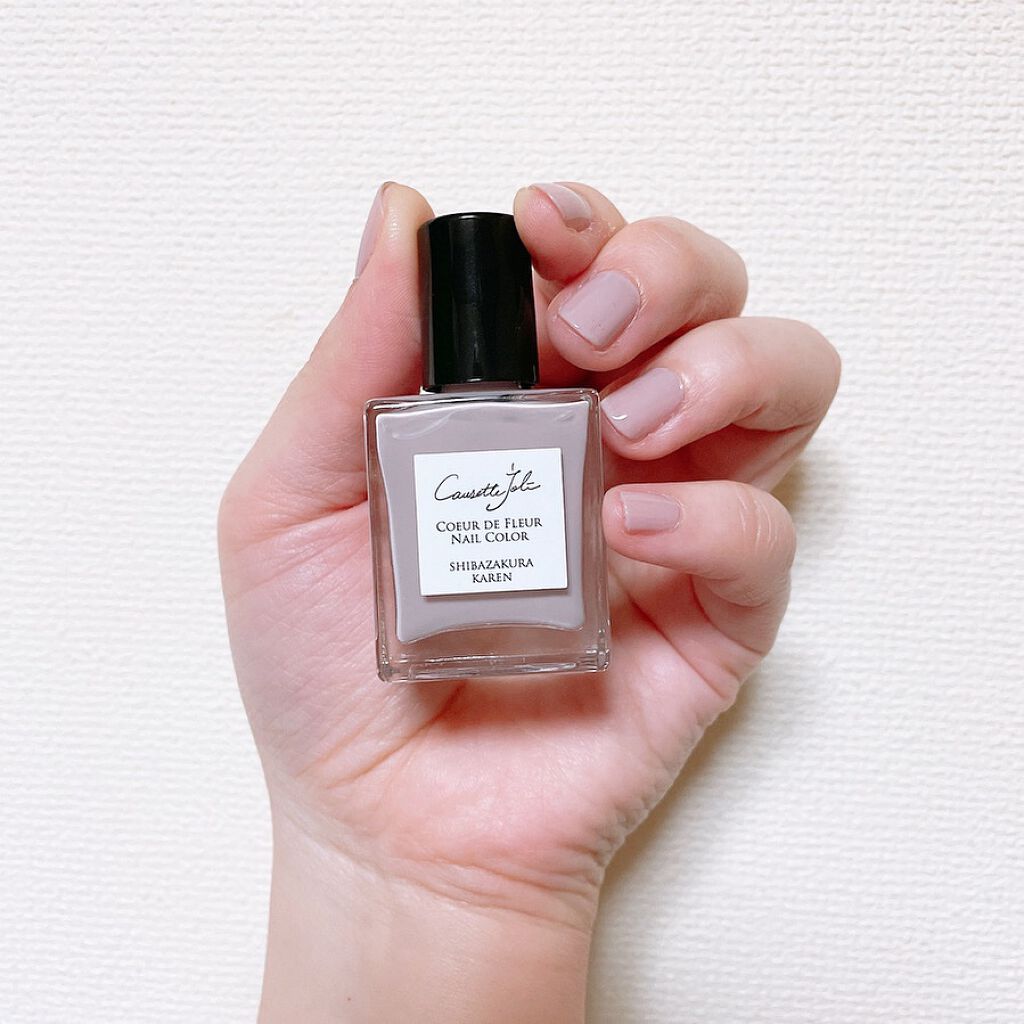 Coeur de Fleur Nail Color SHIBAZAKURA KAREN 【しばざくらかれん】/Causette.Joli/マニキュアを使ったクチコミ（1枚目）