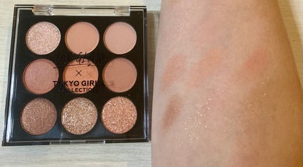 UGT ドットアイカラーパレット 02c ロージーコーラル/U R GLAM/アイシャドウパレットを使ったクチコミ(2枚目)