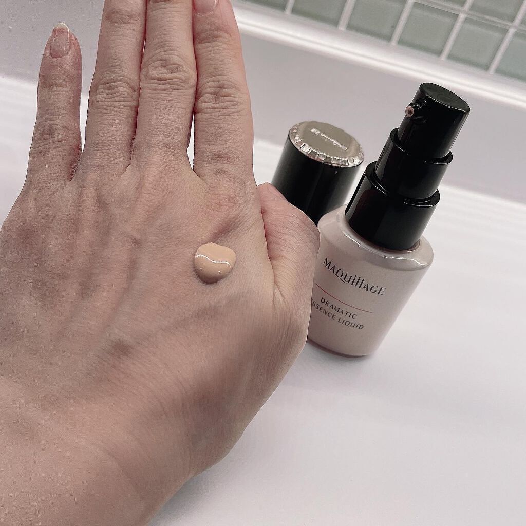 ドラマティックエッセンスリキッド/マキアージュ/リキッドファンデーションを使ったクチコミ(2枚目)