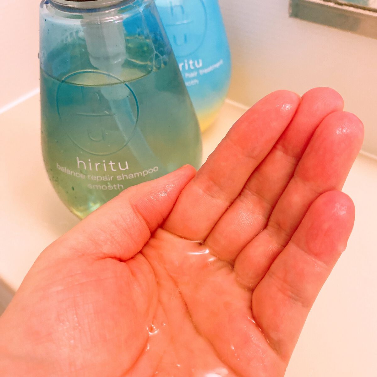 バランスリペア シャンプー/ヘアトリートメント スムース/hiritu/市販シャンプーを使ったクチコミ(3枚目)