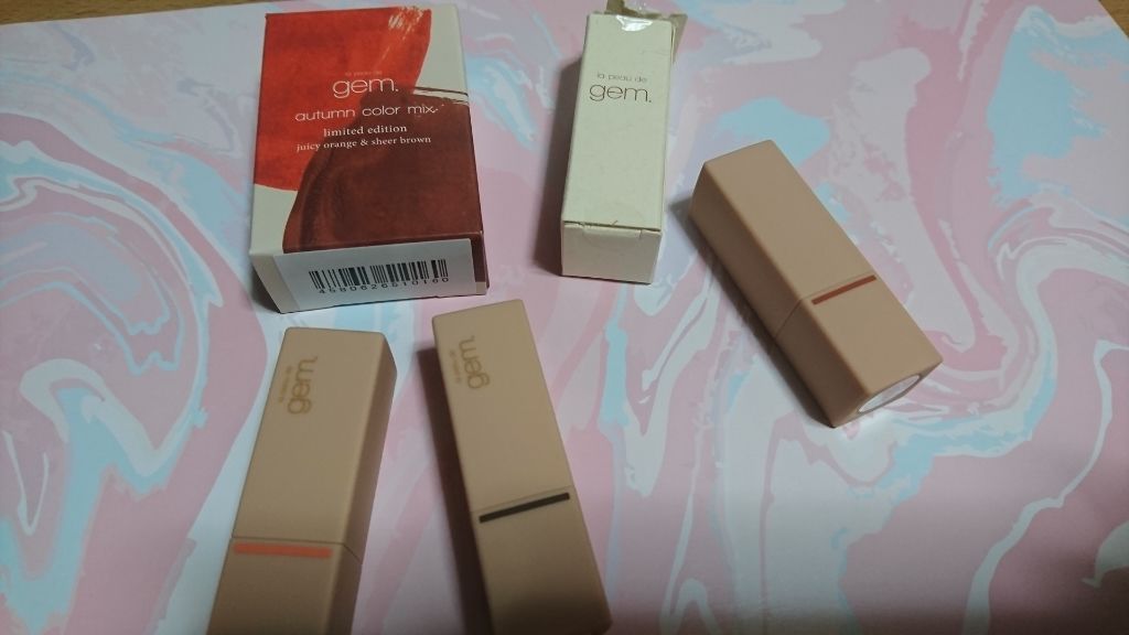 gemini lip stick(tint)/la peau de gem./口紅を使ったクチコミ(1枚目)