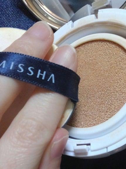 M クッション ファンデーション(モイスチャー)/MISSHA/クッションファンデーションを使ったクチコミ(1枚目)