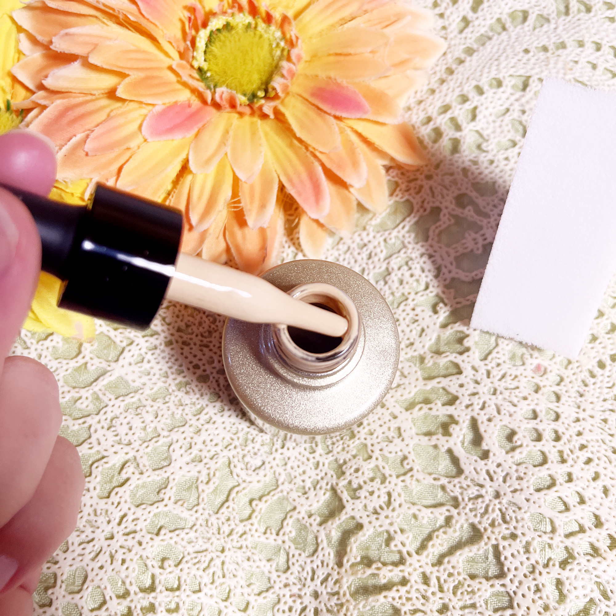 ケサランパサラン リクイドヴェール/ケサランパサラン/リキッドファンデーションを使ったクチコミ（2枚目）