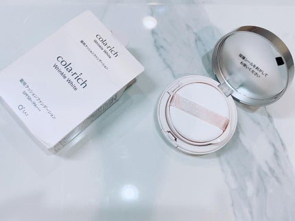 リンクルホワイトクッションファンデーション/コラリッチ/クッションファンデーションを使ったクチコミ(2枚目)