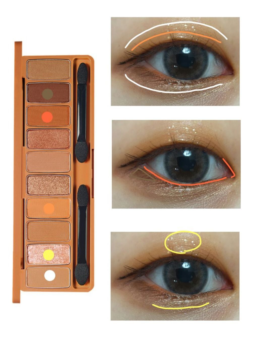 プレイカラー アイシャドウ/ETUDE/アイシャドウパレットを使ったクチコミ(2枚目)