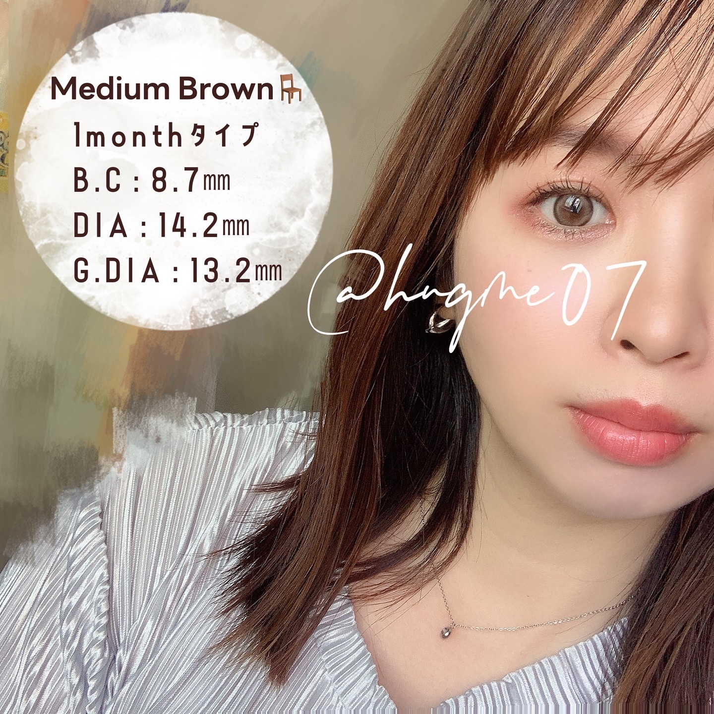 Bean Kristin 1month/Hapa kristin/１ヶ月（１MONTH）カラコンを使ったクチコミ（3枚目）