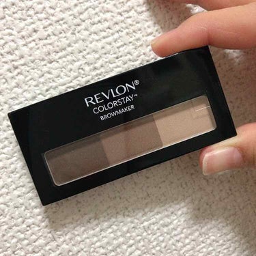 カラーステイ ブロウ メーカー/REVLON/パウダーアイブロウを使ったクチコミ（1枚目）