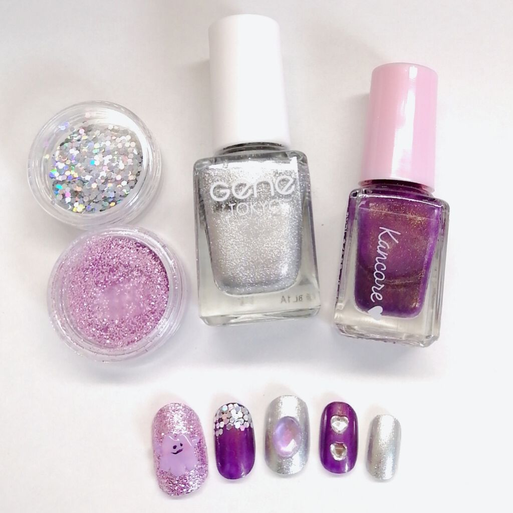 カンコレネイルカラー/DAISO/マニキュアを使ったクチコミ（2枚目）