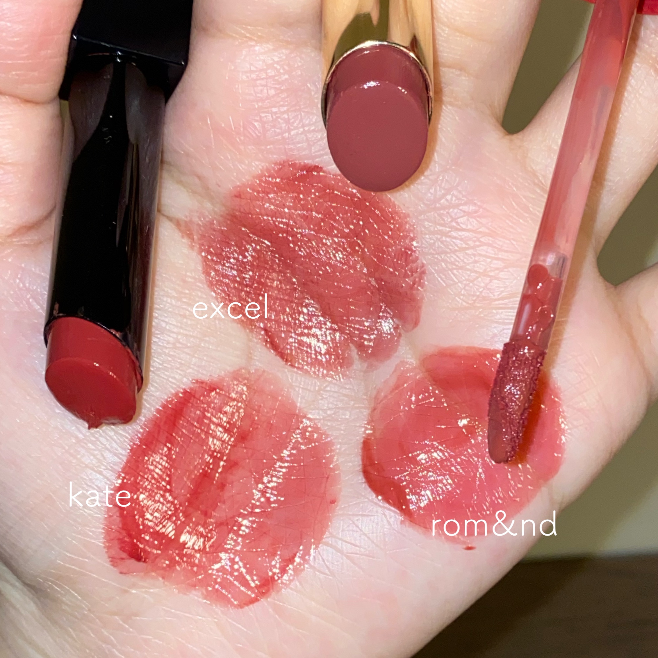 グレイズバームリップ/excel/口紅を使ったクチコミ（1枚目）