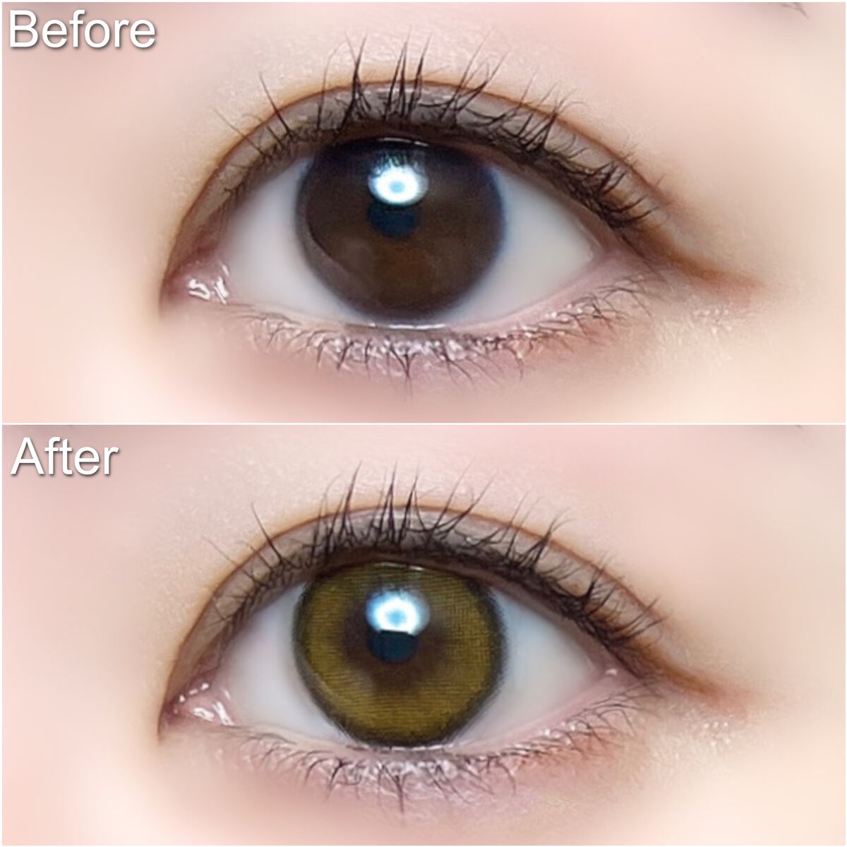 CANNA ROZE AIRY/URIA i-DOL/カラーコンタクトレンズを使ったクチコミ(10枚目)