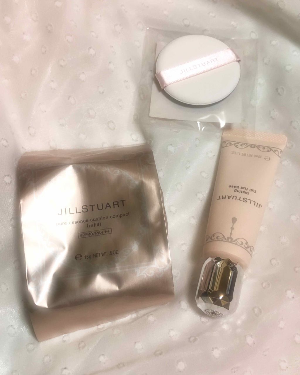 ピュアエッセンス クッションコンパクト/JILL STUART/クッションファンデーションを使ったクチコミ（1枚目）