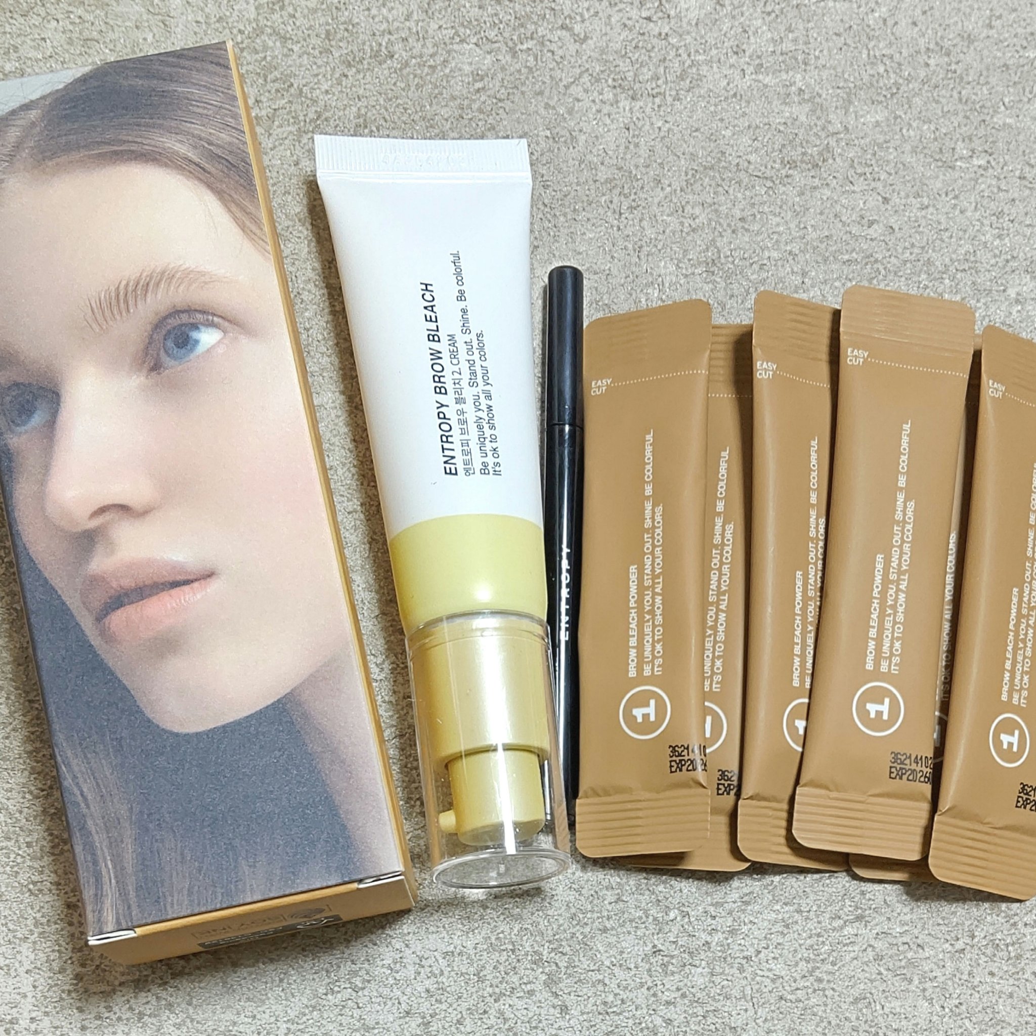 BROW BLEACH/ENTROPY/ブリーチ剤を使ったクチコミ（1枚目）