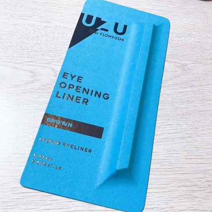 EYE OPENING LINER/UZU BY FLOWFUSHI/リキッドアイライナーを使ったクチコミ(1枚目)
