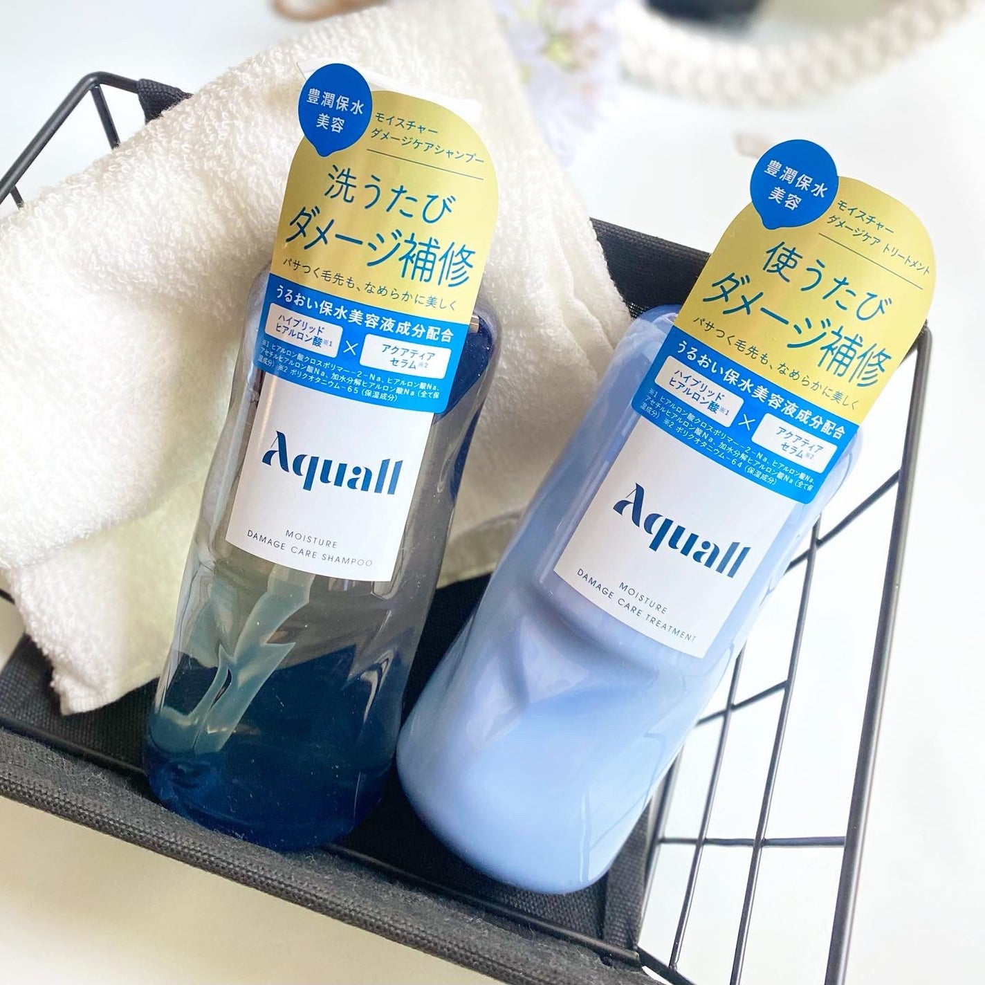 モイスチャーダメージケア シャンプー/トリートメント/Aquall/市販シャンプーを使ったクチコミ(4枚目)