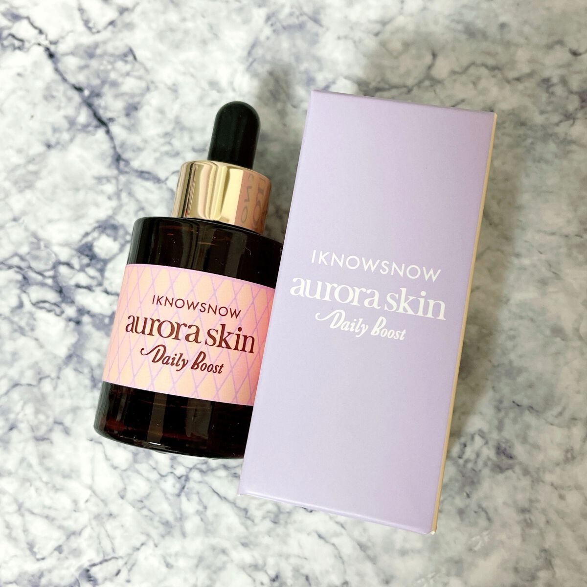 オーロラスキン デイリーブースト/IKNOWSNOW/美容液を使ったクチコミ（2枚目）