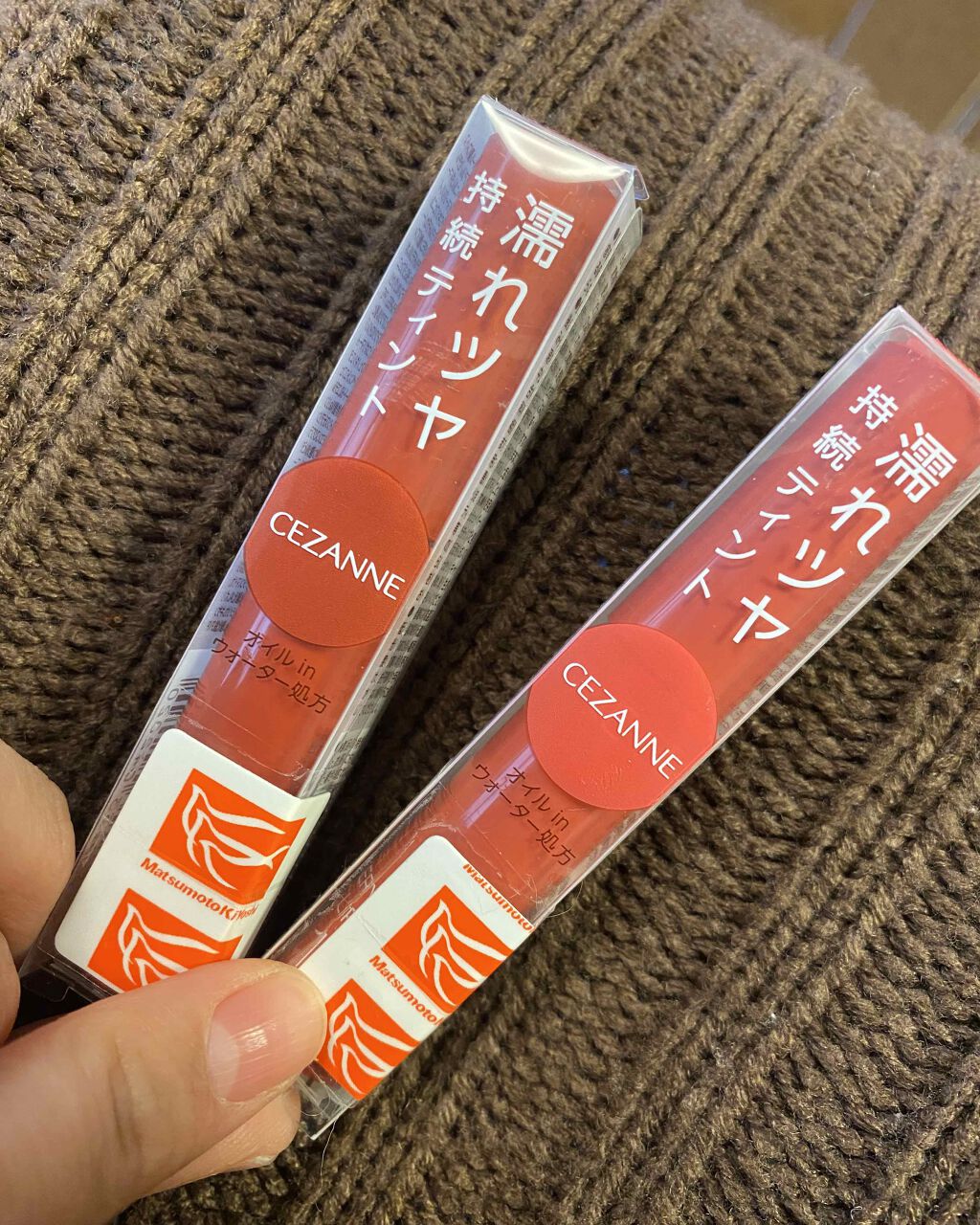 ウォータリーティントリップ/CEZANNE/リップティントを使ったクチコミ（1枚目）