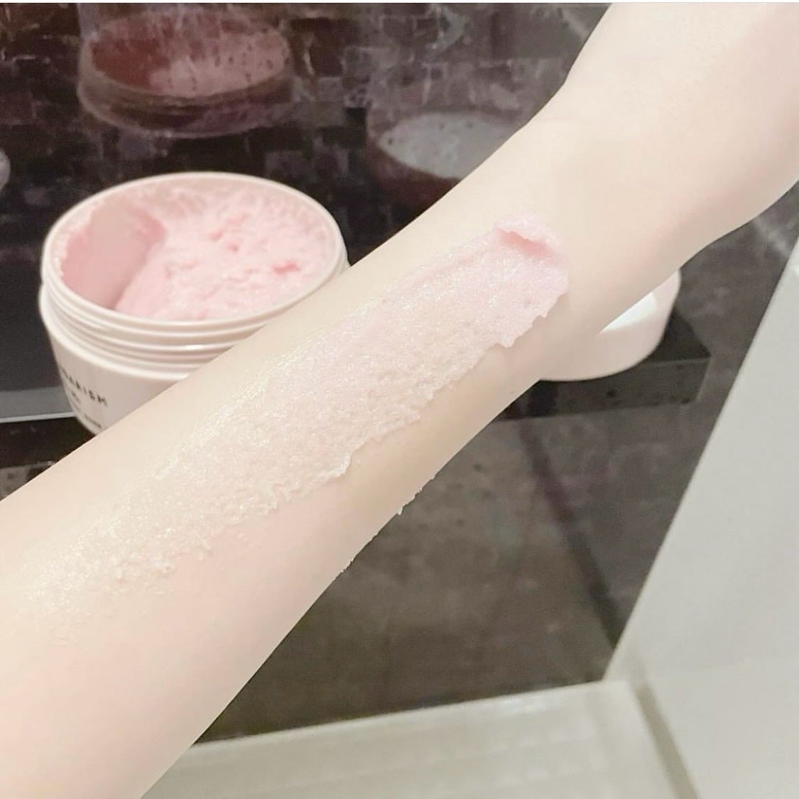 Q+Me スウィート ボム タラソ スクラブ/AGARISM/バスト・ヒップケアを使ったクチコミ(6枚目)