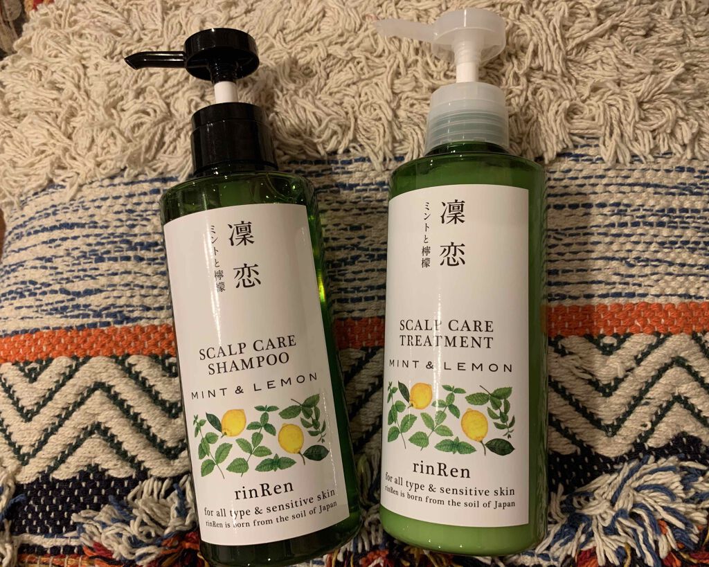 レメディアル シャンプー／トリートメント ミント&レモン シャンプー/rinRen（凛恋）/シャンプー・コンディショナーを使ったクチコミ（1枚目）