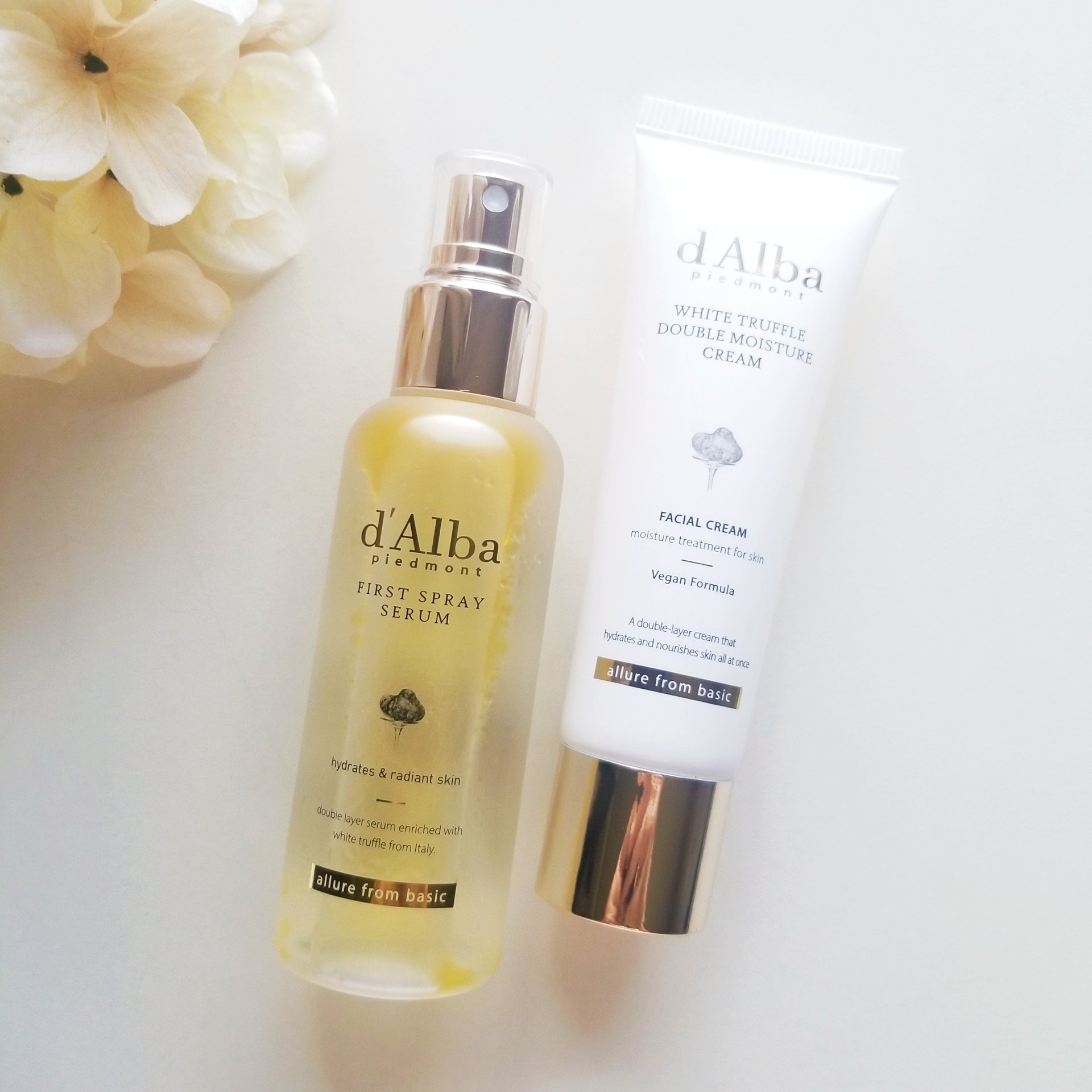 ダルバ ホワイトトリュフファーストスプレーセラム/ダルバ/ミスト状化粧水を使ったクチコミ（1枚目）