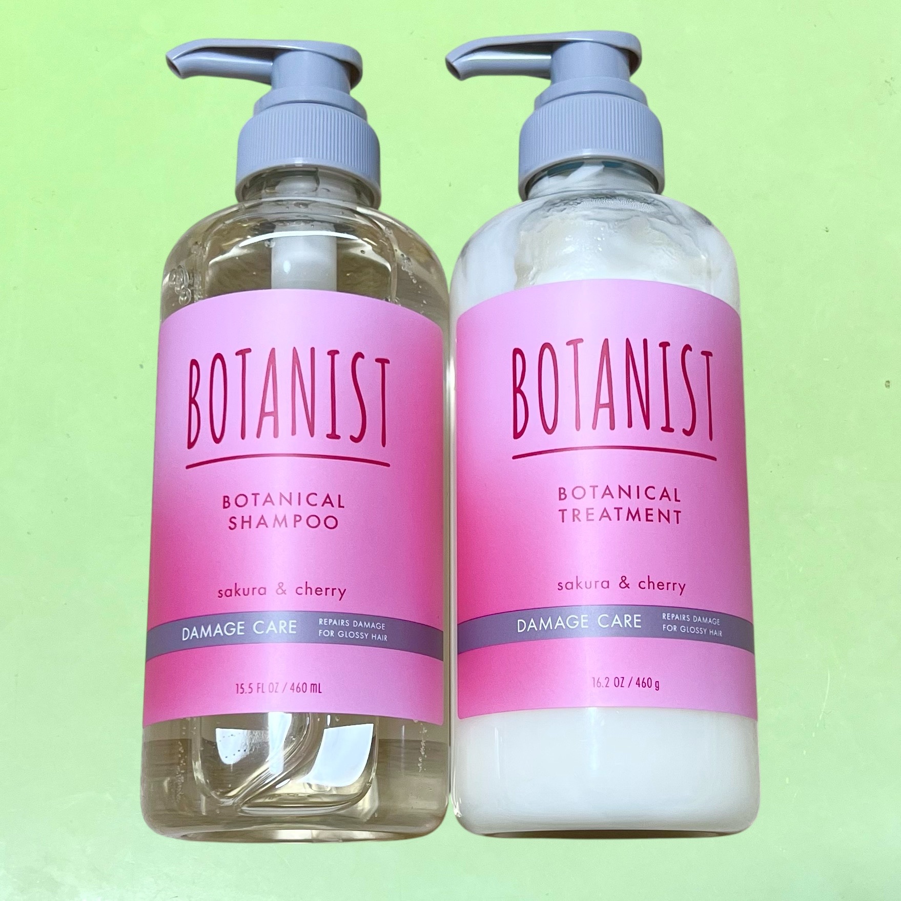 ボタニカルシャンプー/トリートメント　（ダメージケア）　サクラ＆チェリーの香り ヘアケアセット/BOTANIST/シャンプー・コンディショナーを使ったクチコミ（1枚目）