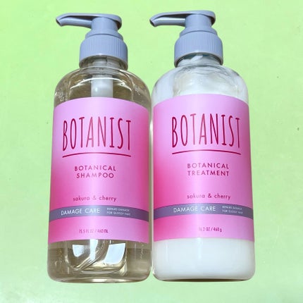 ボタニカルシャンプー/トリートメント (ダメージケア) サクラ&チェリーの香り/BOTANIST/シャンプー・コンディショナーを使ったクチコミ(1枚目)