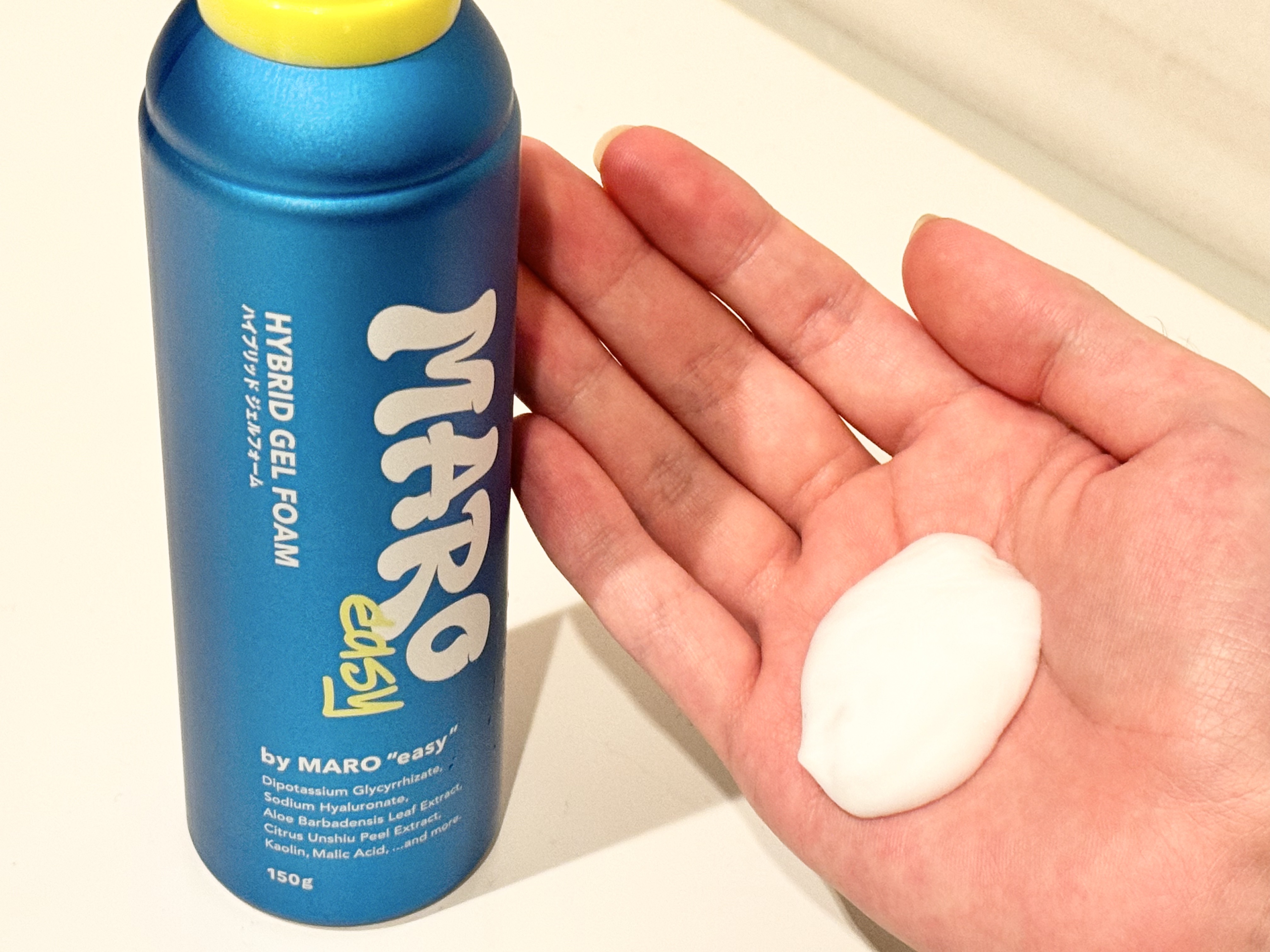 MARO easy ハイブリッド ジェルフォーム シトラスウッドの香りのクチコミ「夫が使用したクチコミです！(20代半ば)

ジェルからもこもこ泡に！
少量でかなり泡立つので使.....」（2枚目）