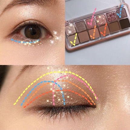 プロ アイ パレット エアー/CLIO/アイシャドウパレットを使ったクチコミ(10枚目)