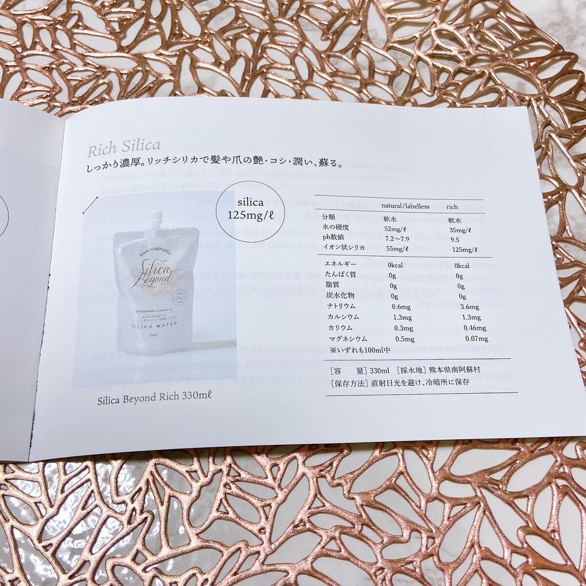 シリカビヨンドリッチ/silica beyond/ミネラルウォーターを使ったクチコミ(7枚目)