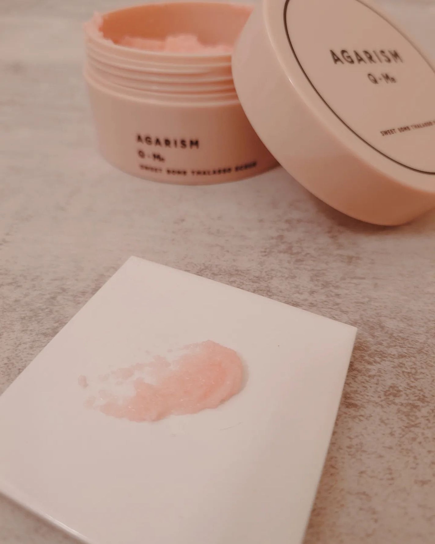 Q+Me スウィート ボム タラソ スクラブ/AGARISM/バスト・ヒップケアを使ったクチコミ(2枚目)