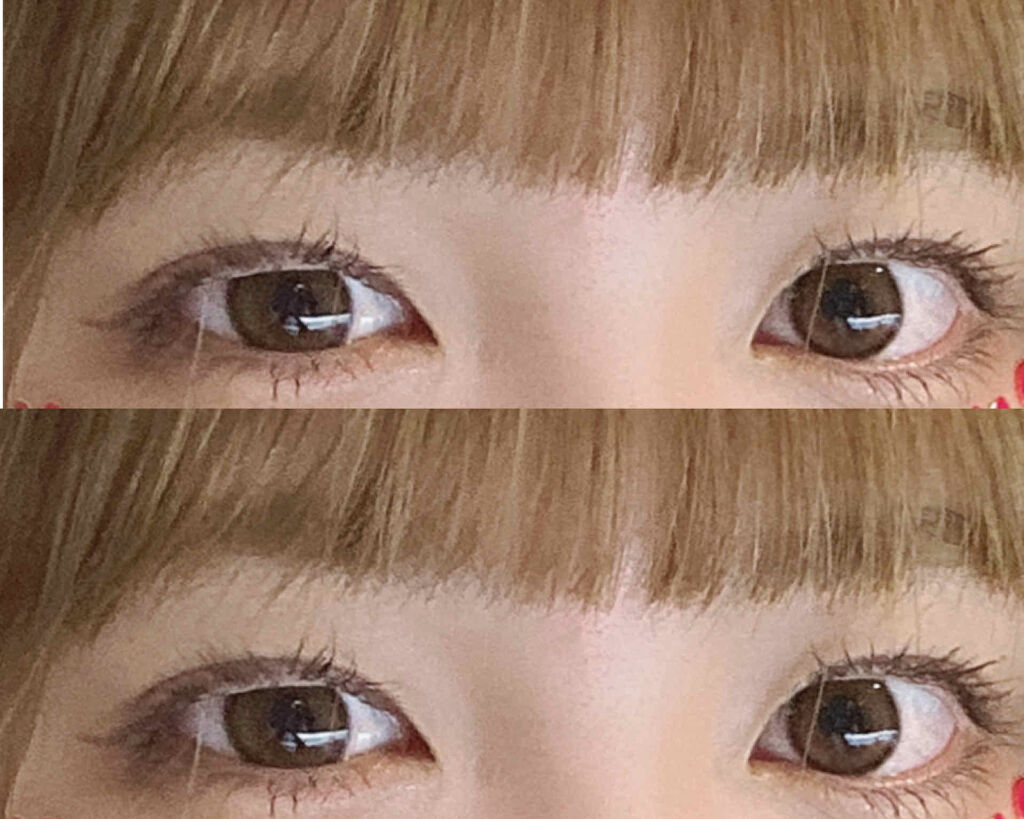 eye closet iDOL Series CANNA ROSE 1month ヌードベージュ/EYE CLOSET/１ヶ月（１MONTH）カラコンを使ったクチコミ（2枚目）