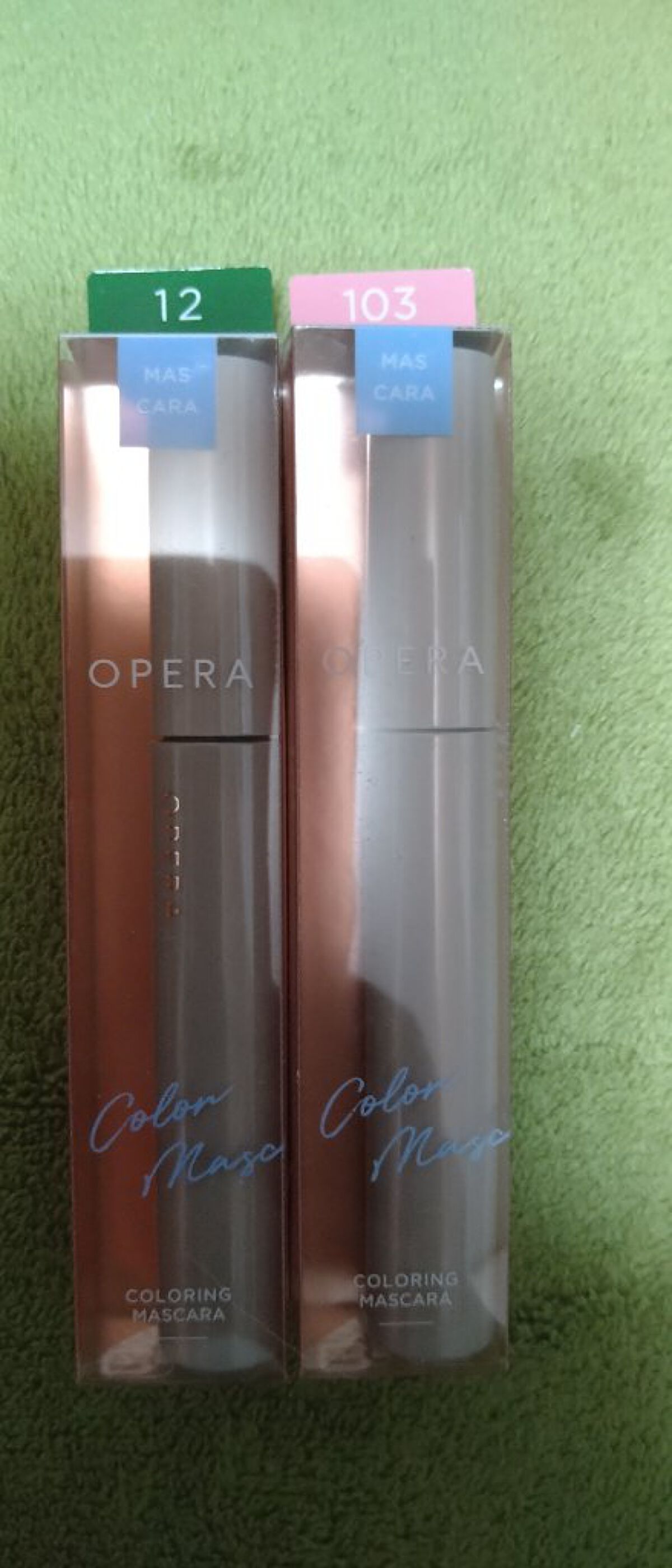 オペラ カラーリングマスカラ 12 フォレストグリーン（新色）/OPERA/マスカラを使ったクチコミ（2枚目）