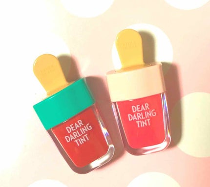 ディアダーリン ウォータージェルティント (アイスティント)/ETUDE/口紅を使ったクチコミ(1枚目)