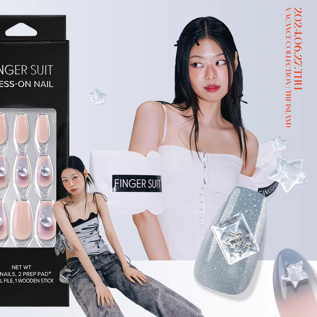 ネイルチップ(シールタイプ)/FINGER SUIT/ネイルチップ・パーツを使ったクチコミ（1枚目）