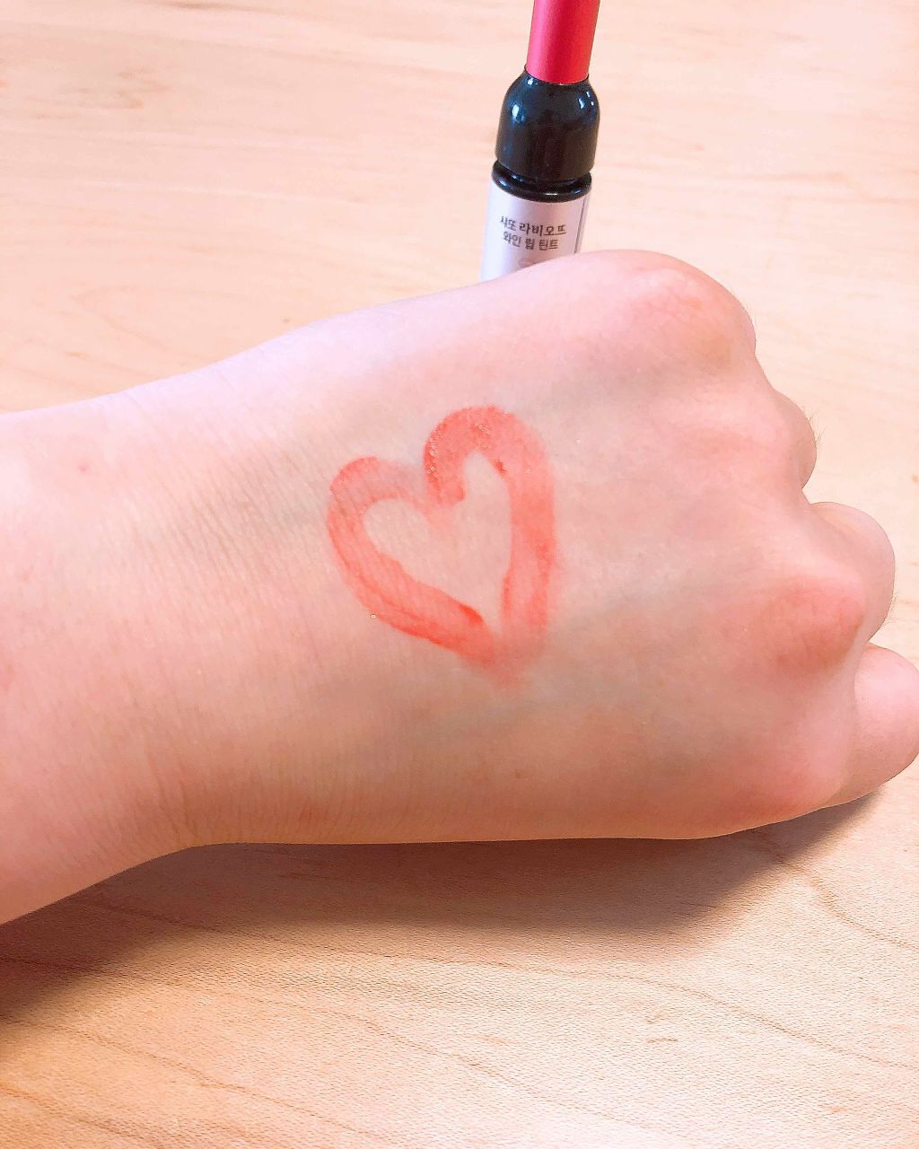 ワインリップティント/LABIOTTE/リップティントを使ったクチコミ（3枚目）