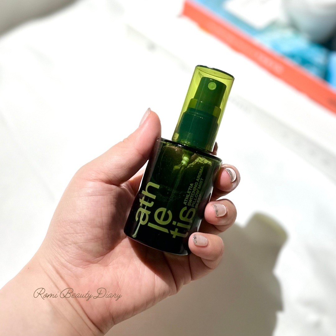 スイッチング アロマピローミスト SLEEP/athletia/ファブリックミストを使ったクチコミ（2枚目）