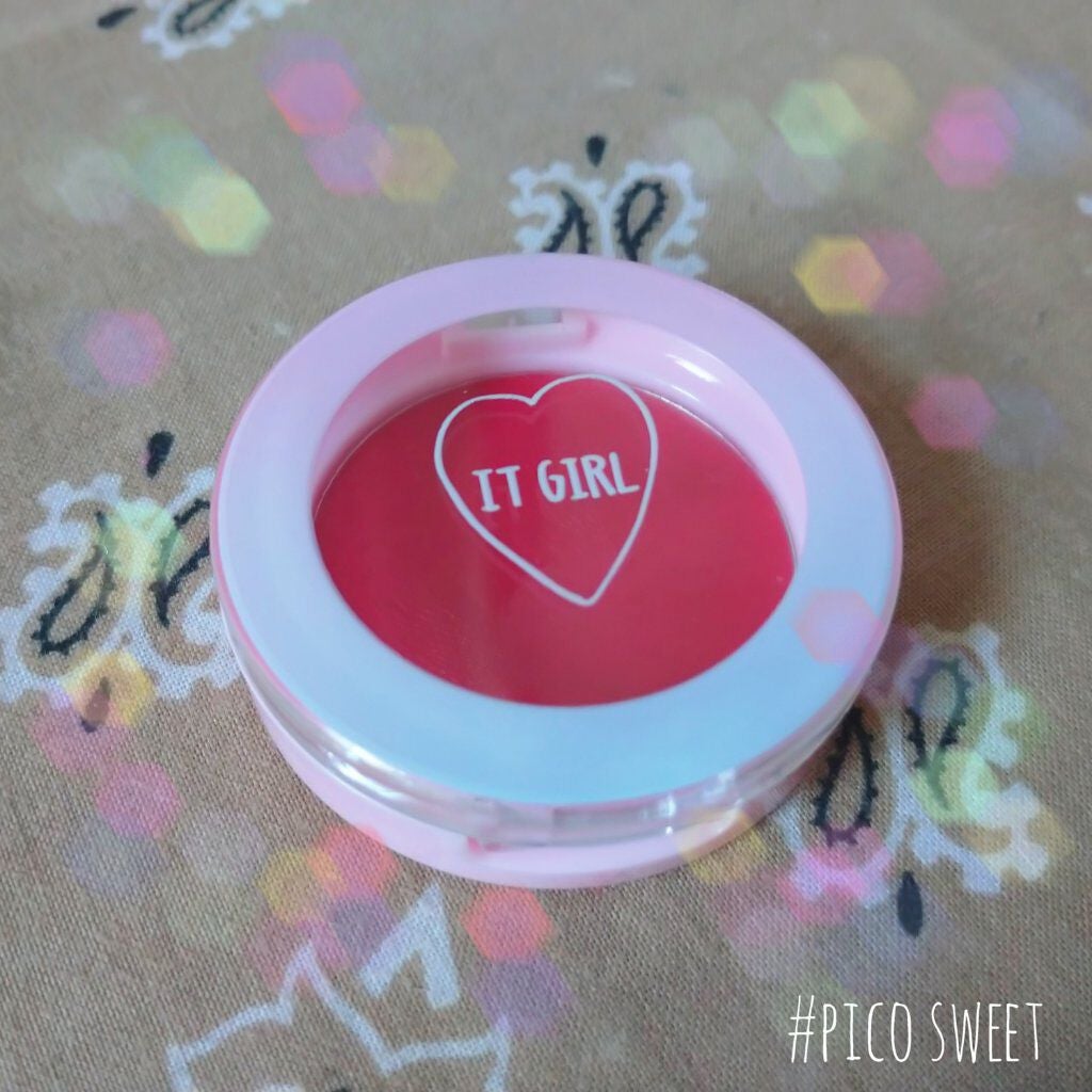 ダイソー×IT GIRL クリームチーク&リップ/DAISO/ジェル・クリームチークを使ったクチコミ(1枚目)