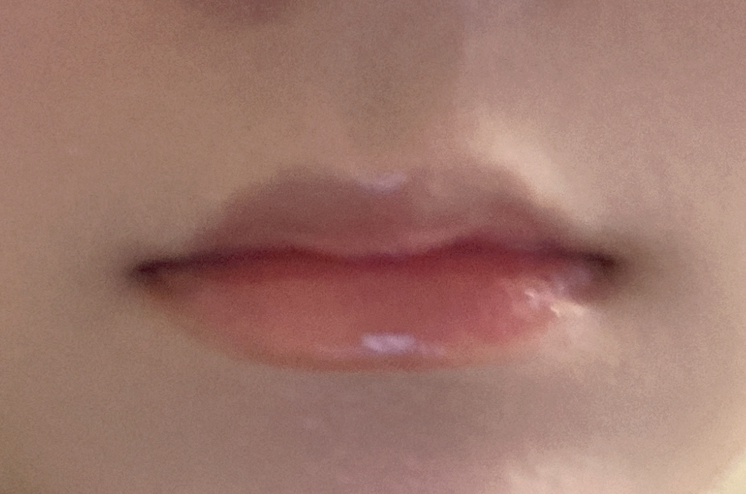 ハニーフルリップ もも色ボリューム/カントリー&ストリーム/リップ美容液を使ったクチコミ（2枚目）