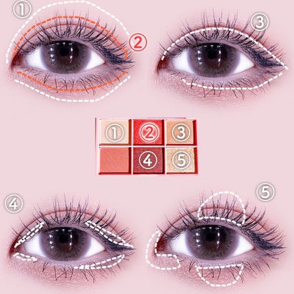 シャインアイシャドウパレット/BabyBright/アイシャドウパレットを使ったクチコミ(4枚目)